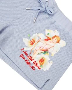 BOYS LIE X I Am Not Where You Left Me V2 Thermal Shorts -Boys Lie Couture 407A0070copy