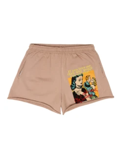 BOYS LIE X Taupe Don't Say It Darling Frankie Shorts 18 BOYS LIE X Taupe Don't Say It Darling Frankie Shorts -Boys Lie Couture 407A2431