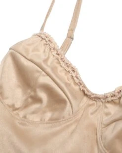 BOYS LIE X Champagne Bustier Tank -Boys Lie Couture 407A4045rxscopy