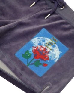 BOYS LIE X Let It Grow Velour Shorts -Boys Lie Couture 4O7A0175r