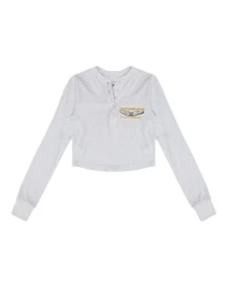 BOYS LIE X Spread Your Wings Crop Henley -Boys Lie Couture 4O7A0227r