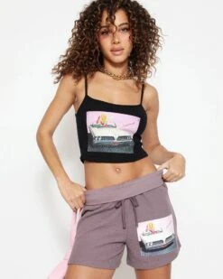 BOYS LIE X Fare Enough Thermal Boyfriend Shorts -Boys Lie Couture 4O7A0274