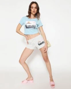 BOYS LIE X Fare Enough Crop Tee -Boys Lie Couture 4O7A0297