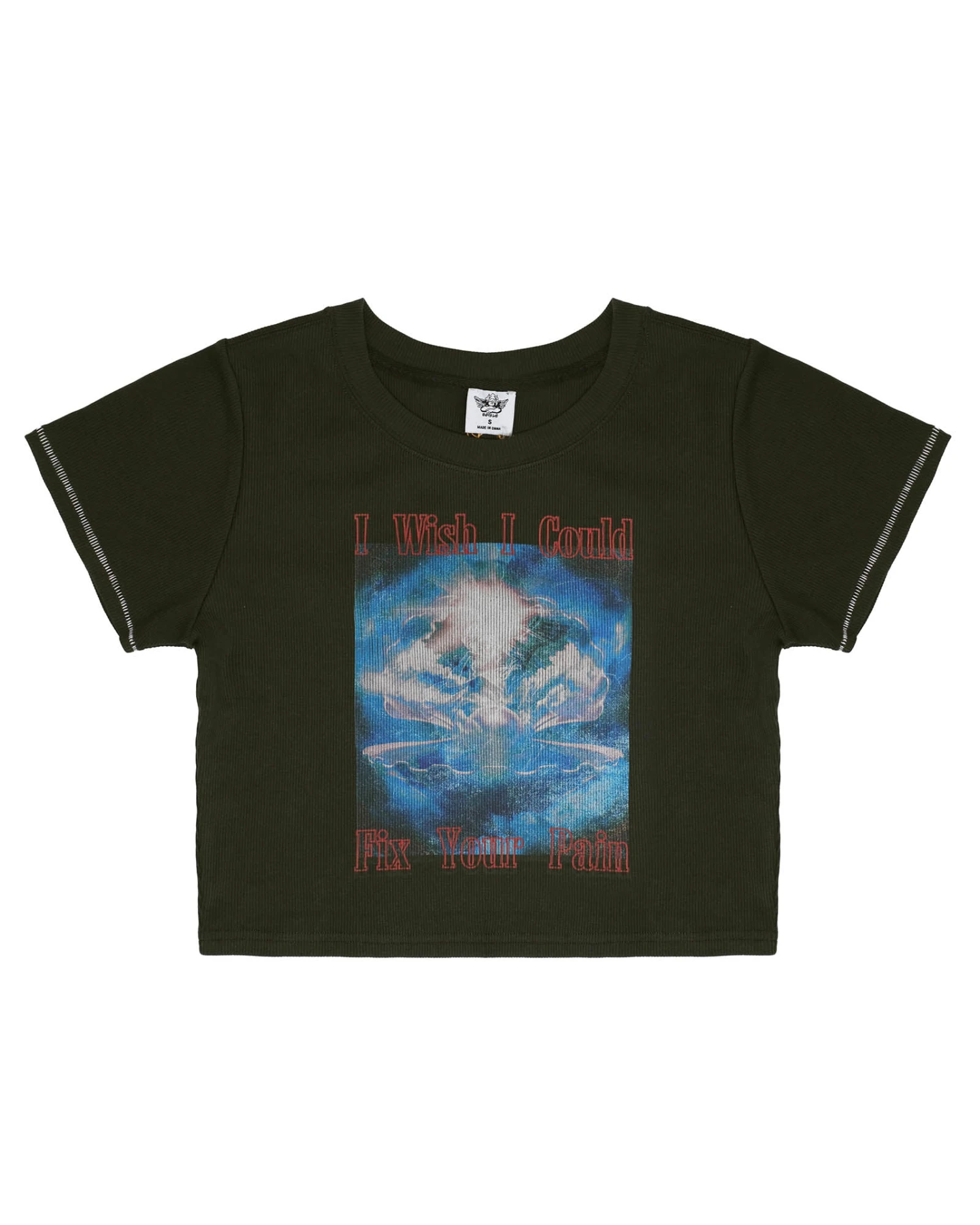 BOYS LIE X Washed Up Crop Tee 9 BOYS LIE X Washed Up Crop Tee - Image 7