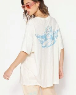 BOYS LIE X Ivory I Am Not Where You Left Me V2 Boyfriend Tee -Boys Lie Couture 4O7A0556