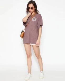 BOYS LIE X Taupe Locked In Boyfriend Tee -Boys Lie Couture 4O7A0792