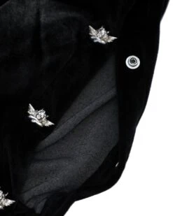 BOYS LIE X Black Oh Snap Velour Pants -Boys Lie Couture 4O7A0947rcopy