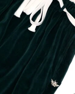 BOYS LIE X Green Oh Snap Velour Pants -Boys Lie Couture 4O7A1007rcopy