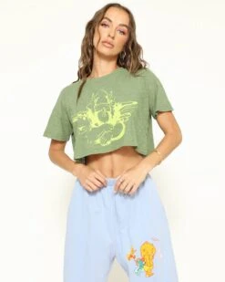 BOYS LIE X Talk To The Hand Cropped Baby Tee