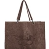 BOYS LIE X Chocolate Terry Cloth Tote -Boys Lie Couture 4O7A1927browncopy