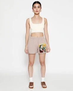 BOYS LIE X Taupe Don't Say It Darling Frankie Shorts 15 BOYS LIE X Taupe Don't Say It Darling Frankie Shorts -Boys Lie Couture 4O7A2889