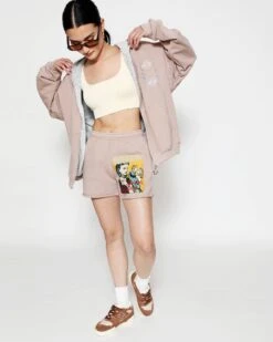 BOYS LIE X Taupe Don't Say It Darling Frankie Shorts