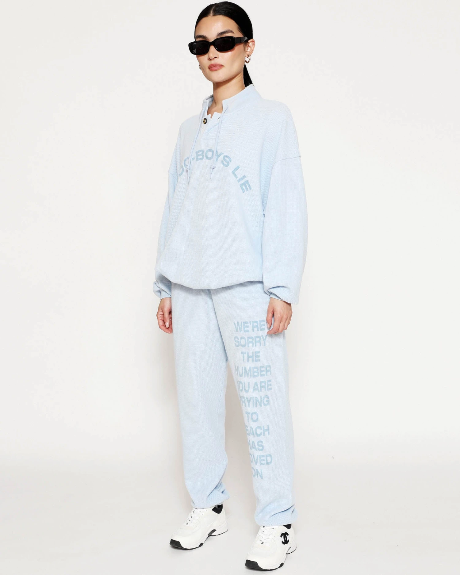 BOYS LIE X Blue 1-800 Reunion Sweatpants 7 BOYS LIE X Blue 1-800 Reunion Sweatpants - Image 5