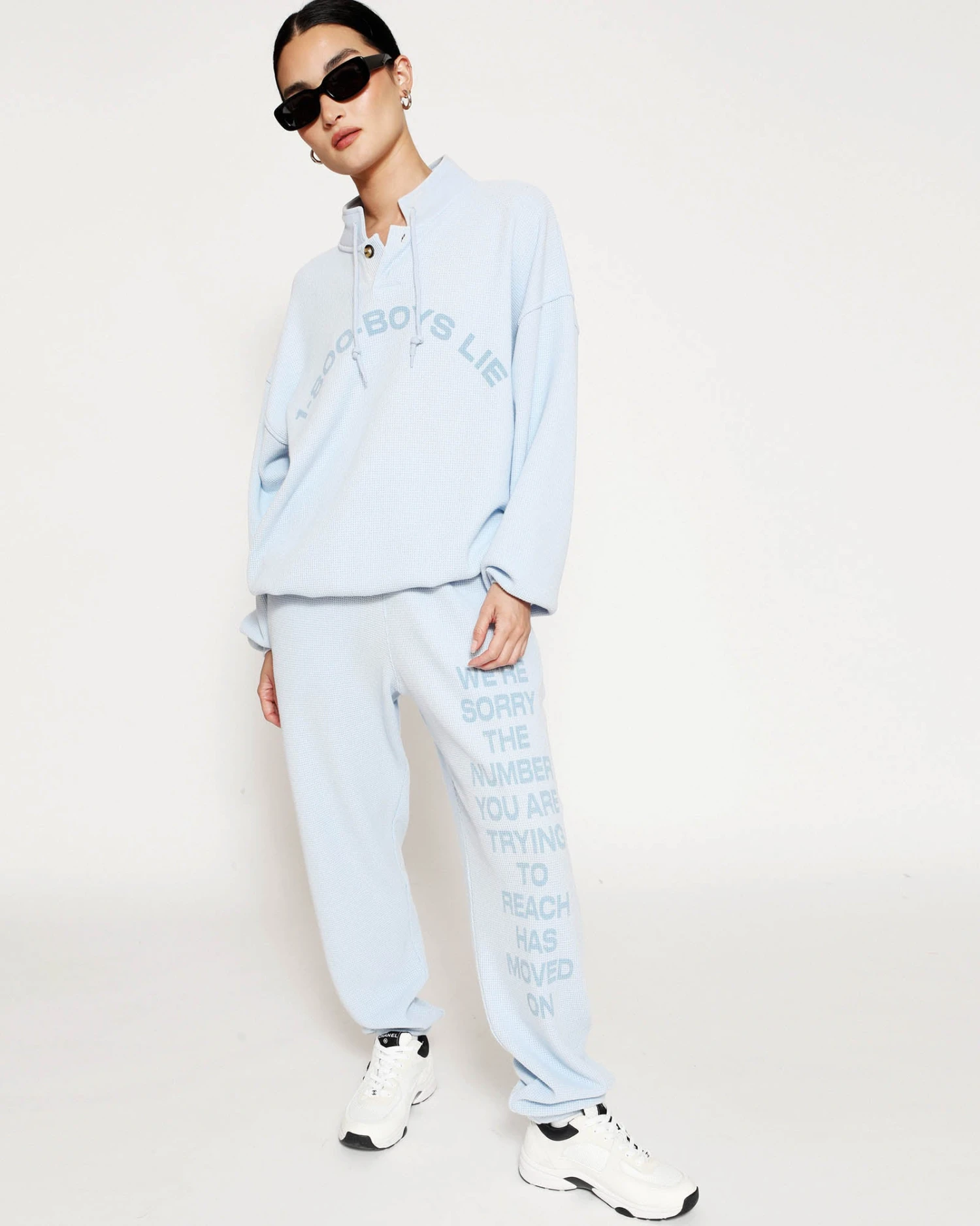 BOYS LIE X Blue 1-800 Reunion Sweatpants 4 BOYS LIE X Blue 1-800 Reunion Sweatpants - Image 2