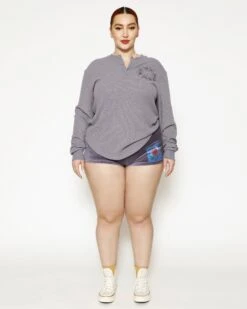 BOYS LIE X Let It Grow Velour Shorts -Boys Lie Couture 4O7A3345