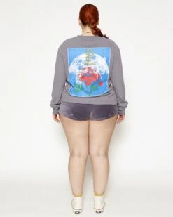 BOYS LIE X Let It Grow Velour Shorts -Boys Lie Couture 4O7A3348