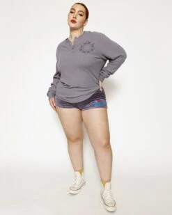 BOYS LIE X Let It Grow Velour Shorts -Boys Lie Couture 4O7A3351