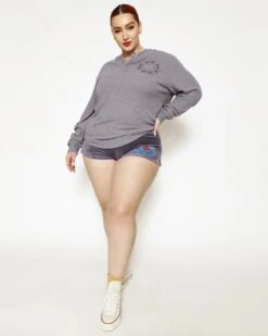 BOYS LIE X Let It Grow Velour Shorts -Boys Lie Couture 4O7A3352