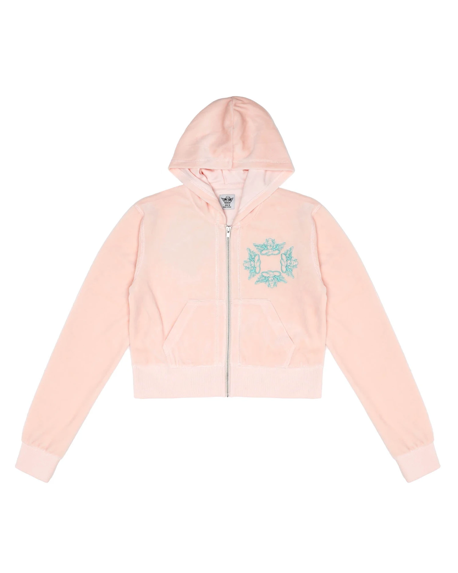 BOYS LIE X Break Free Velour Zip-Up Hoodie 8 BOYS LIE X Break Free Velour Zip-Up Hoodie - Image 7