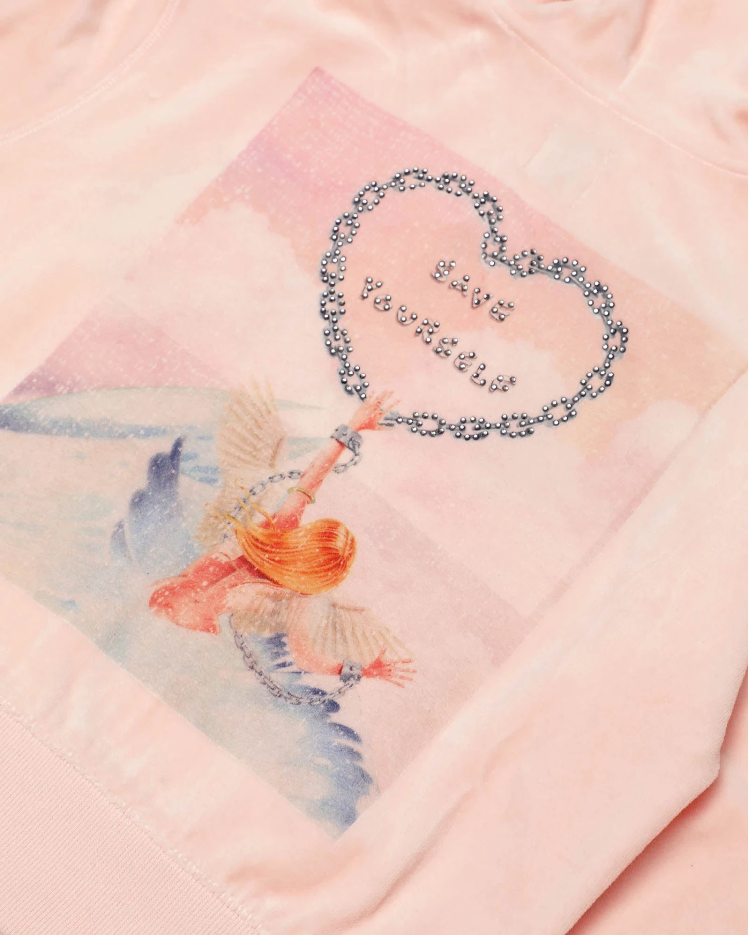 BOYS LIE X Break Free Velour Zip-Up Hoodie 11 BOYS LIE X Break Free Velour Zip-Up Hoodie - Image 10