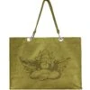 BOYS LIE X Olive Velour Tote -Boys Lie Couture 4O7A5237greencopy
