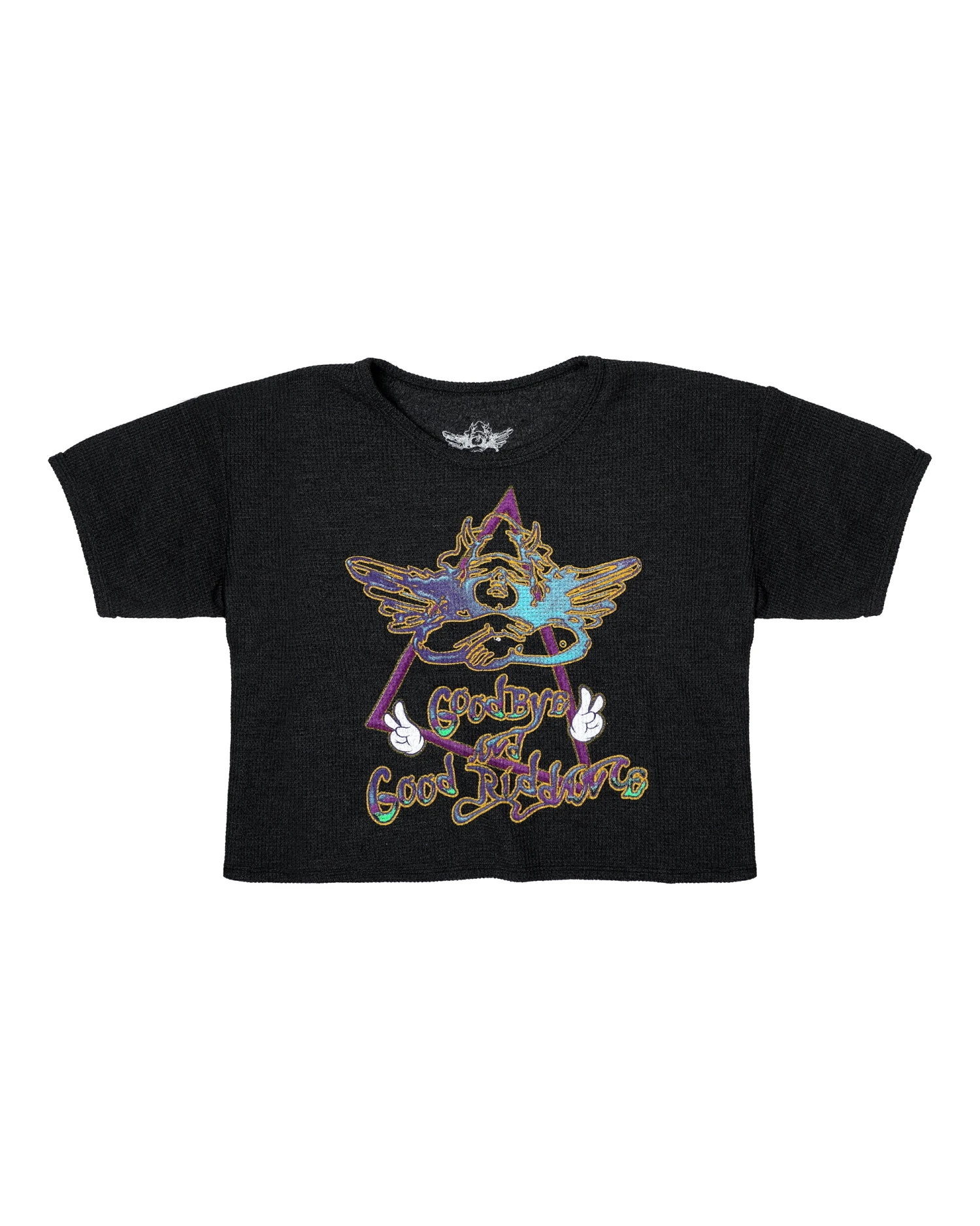 BOYS LIE X Goodbye & Good Riddance Thermal Crop Tee 6 BOYS LIE X Goodbye & Good Riddance Thermal Crop Tee - Image 5