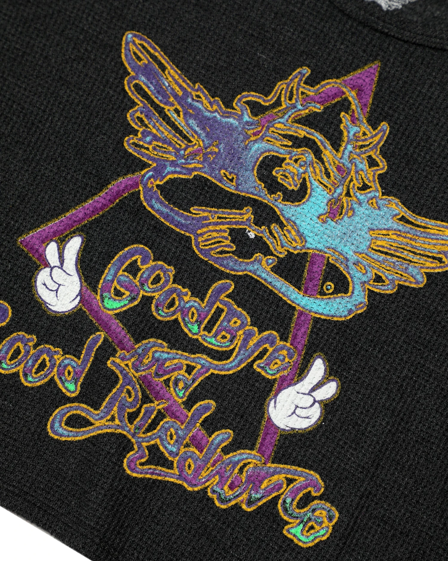 BOYS LIE X Goodbye & Good Riddance Thermal Crop Tee 7 BOYS LIE X Goodbye & Good Riddance Thermal Crop Tee - Image 6