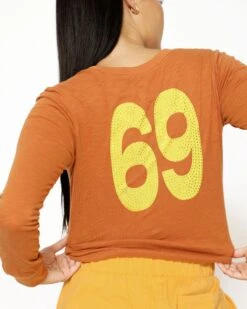 BOYS LIE X Nutmeg Perspective Shift Crop Henley