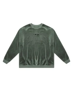 BOYS LIE X Twin Flame Velour Crewneck -Boys Lie Couture 4O7A8867 rb21copy