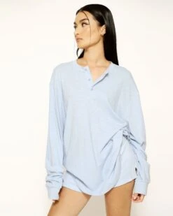 BOYS LIE X Self Improvement Boyfriend Henley -Boys Lie Couture 4O7A9206r