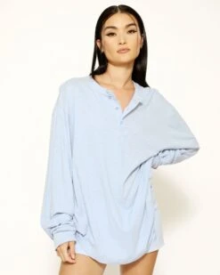 BOYS LIE X Self Improvement Boyfriend Henley -Boys Lie Couture 4O7A9212r