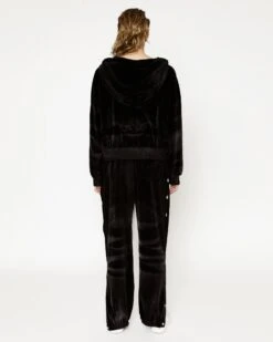 BOYS LIE X Black Oh Snap Velour Pants -Boys Lie Couture 4O7A9371xscopy 4d8dbdf9 9b91 47e4 8bb3 24cdf1bfda74