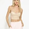 BOYS LIE X Champagne Bustier Tank