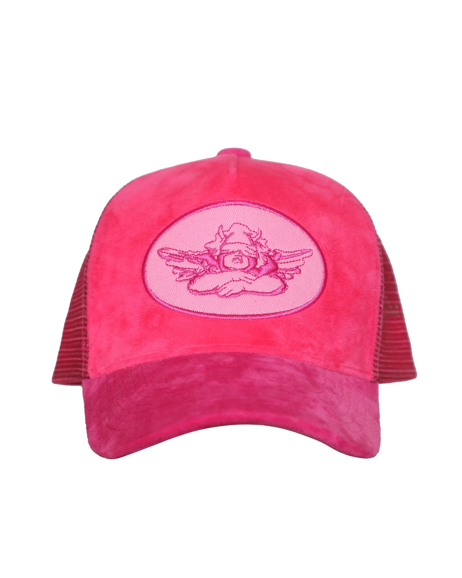 BOYS LIE X Melrose Ave Velour Trucker Hat 3 BOYS LIE X Melrose Ave Velour Trucker Hat