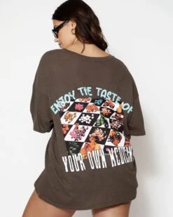 BOYS LIE X Checkmate Boyfriend Tee -Boys Lie Couture 4O7A9777