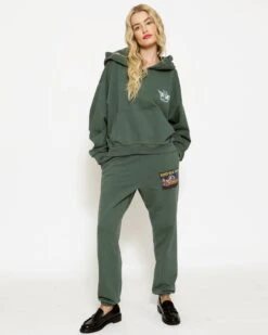 BOYS LIE X Heart Racer Green Sweatpants