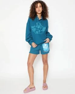 BOYS LIE X Washed Up Thermal Boyfriend Shorts