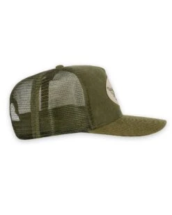 BOYS LIE X Olive Corduroy Trucker Hat -Boys Lie Couture Olive03copy3