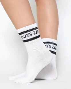BOYS LIE X Neutral Pack Socks - Set Of 5 -Boys Lie Couture White Black2copy
