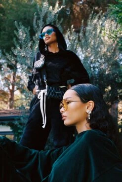 BOYS LIE X Green Velour Cropped Hoodie 16 BOYS LIE X Green Velour Cropped Hoodie -Boys Lie Couture aimee750008246 248 copy